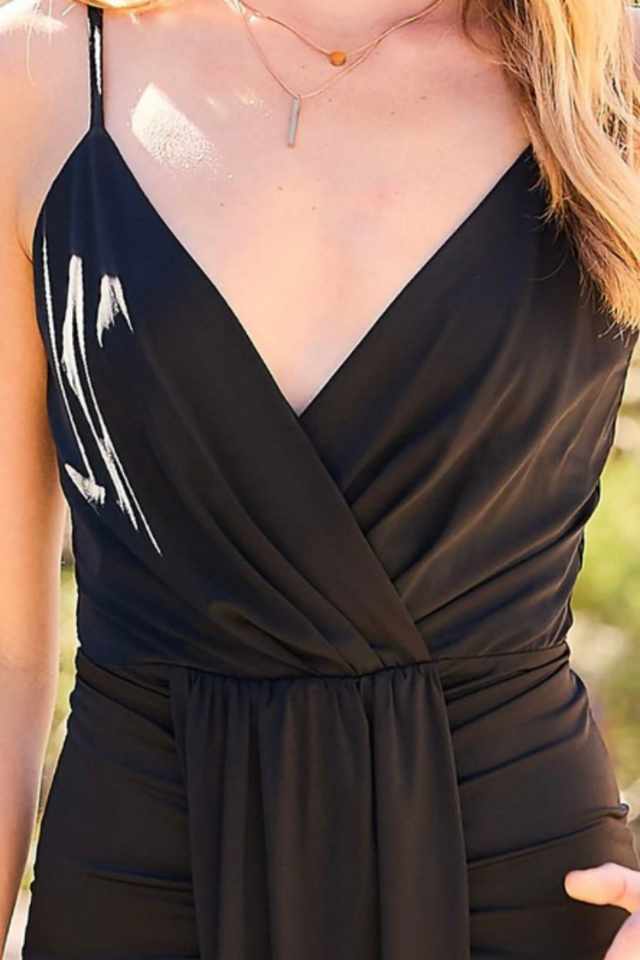Maxi Dress with Adjustable Shoulder Strap
