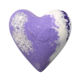 Lavender Heart Geode Fizz & Foam Bath Bomb
