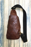 FOOTBALL PRINT CROSSBODY SLING BAG