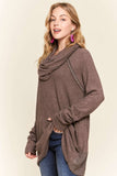 Brushed Knit Tunic (Mocha)