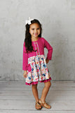 Kids Pink Woodland Dress