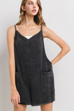 Mineral Wash French Terry Romper