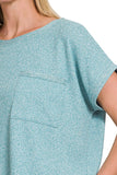 Soft Tee with Pocket (Teal)