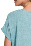 Soft Tee with Pocket (Teal)