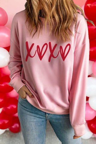 XO Sweatshirt (Pink)